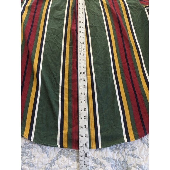 Vtg Y2K 90s Tommy Hilfiger Short Sleeve Button Shirt Multicolor Retro Men’s SZ M - Picture 8 of 11